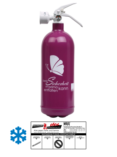 Jockel F2JM 5 Designfeuerlöscher wiederbefüllbar, 2L, EN3